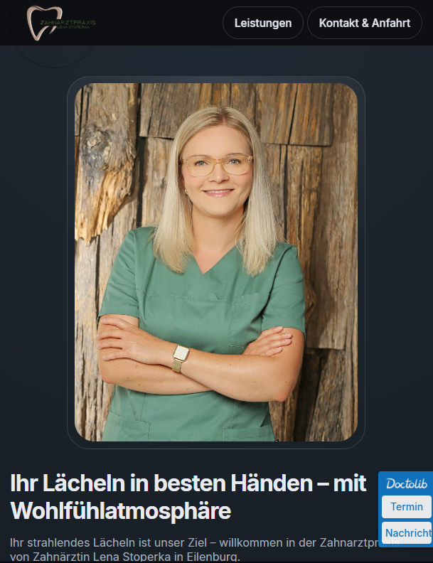 Screenshot Projekt Medizin